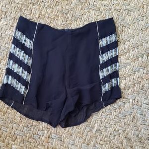 Free People beaded shorts, size 2